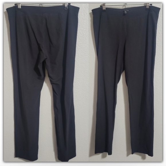 Eileen Fisher Viscose blend straight leg pants size medium - Picture 8 of 9